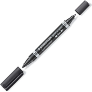 STAEDTLER MARCADOR LUMOCOLOR 348 DUO NEGRO 348-9